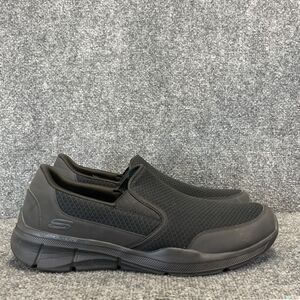 Skechers Shoes Mens 14 Black Equalizer Slip On Mesh Relaxed Air Cooled Loafer